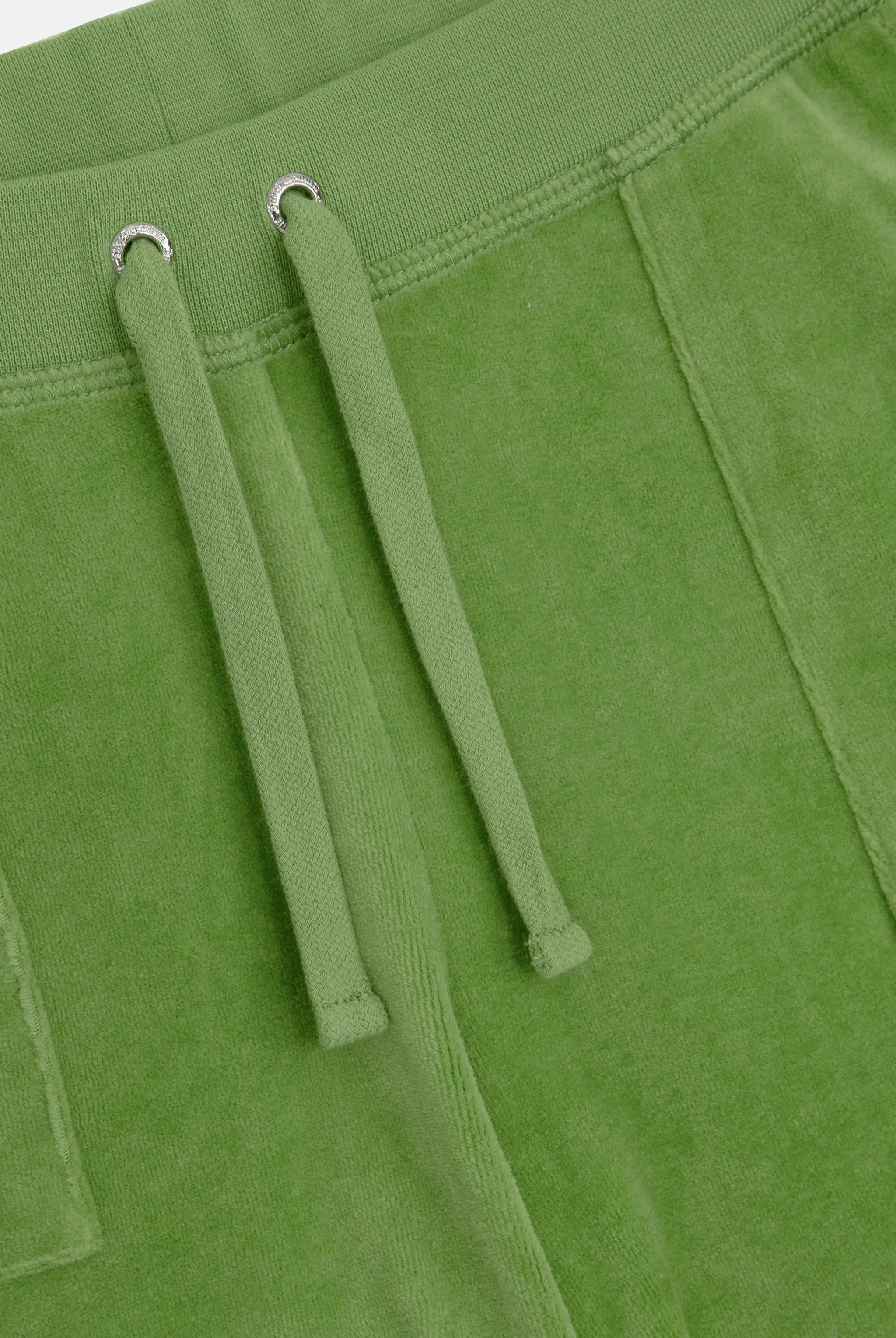 PIQUANT GREEN ULTRA LOW RISE BAMBOO VELOUR HERITAGE POCKETED BOTTOMS