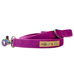Plum Velvet - Dog Leash