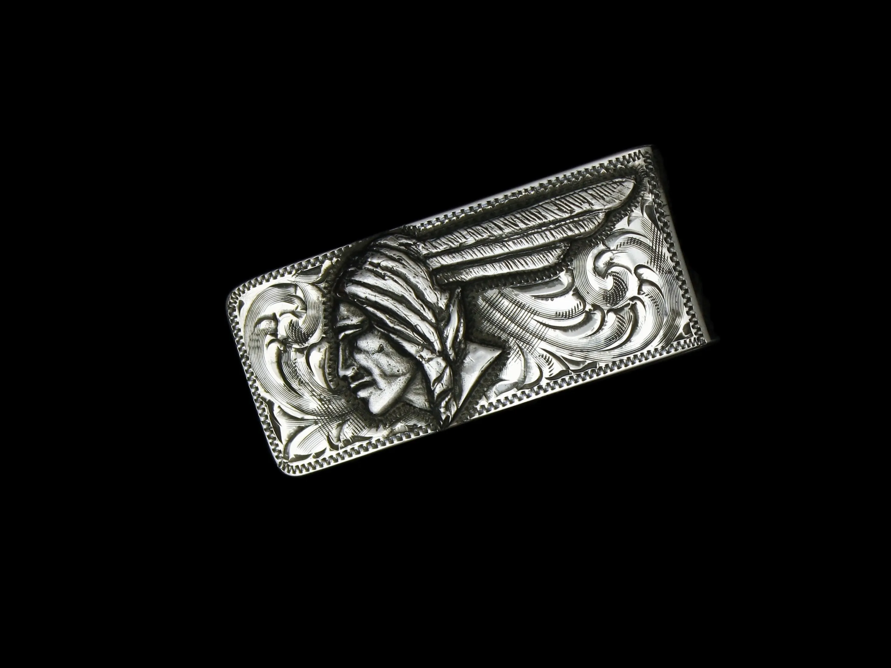 Pontiac Indian Money Clip