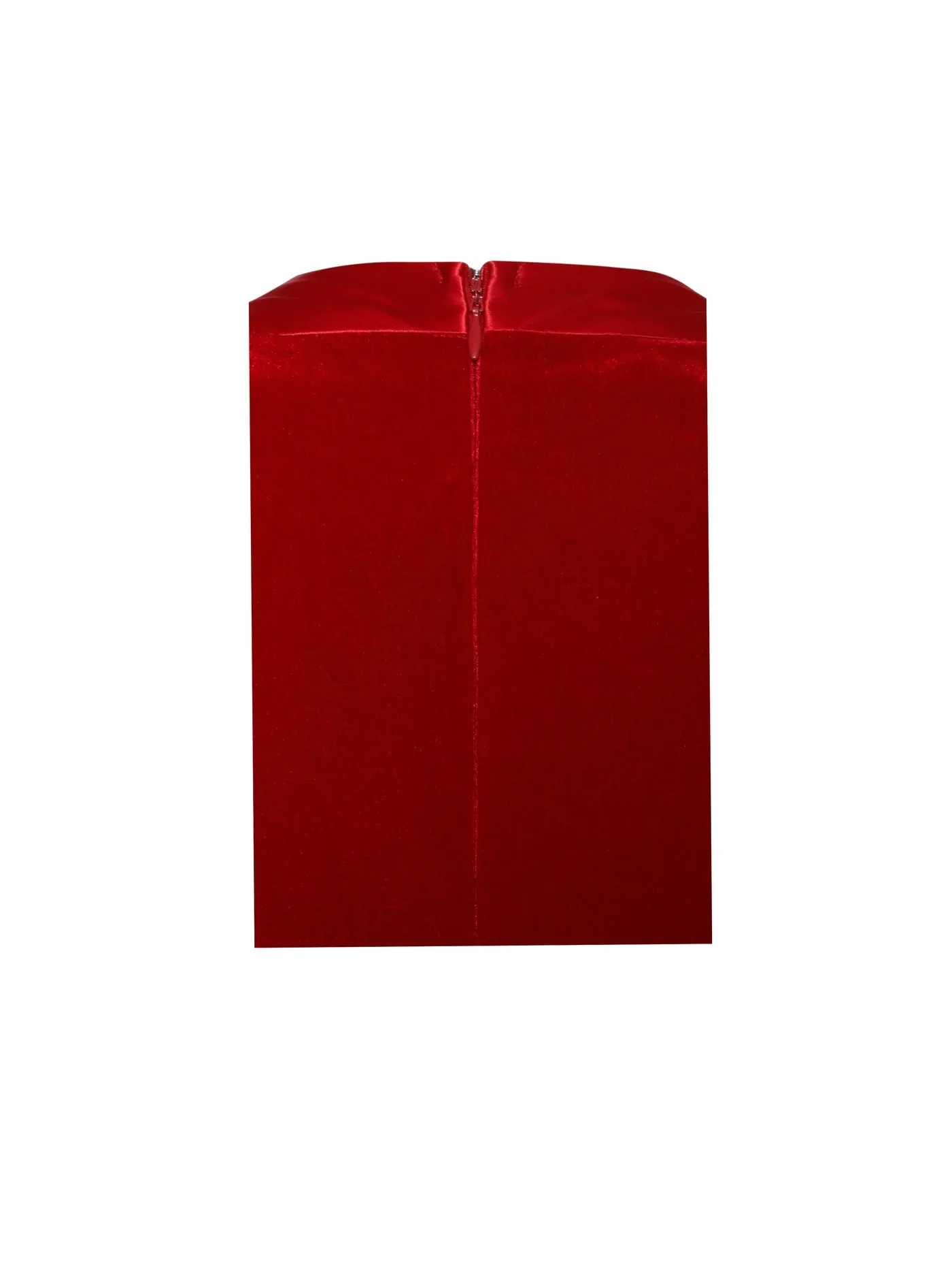 PRE-ORDER Genevieve Velvet Satin Tie Jumpsuit x RED