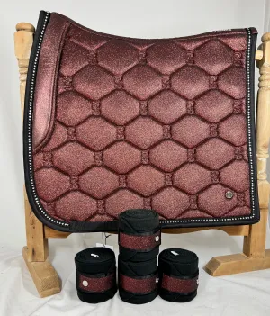 PS of Sweden sparkly merlot stardust Dressage set