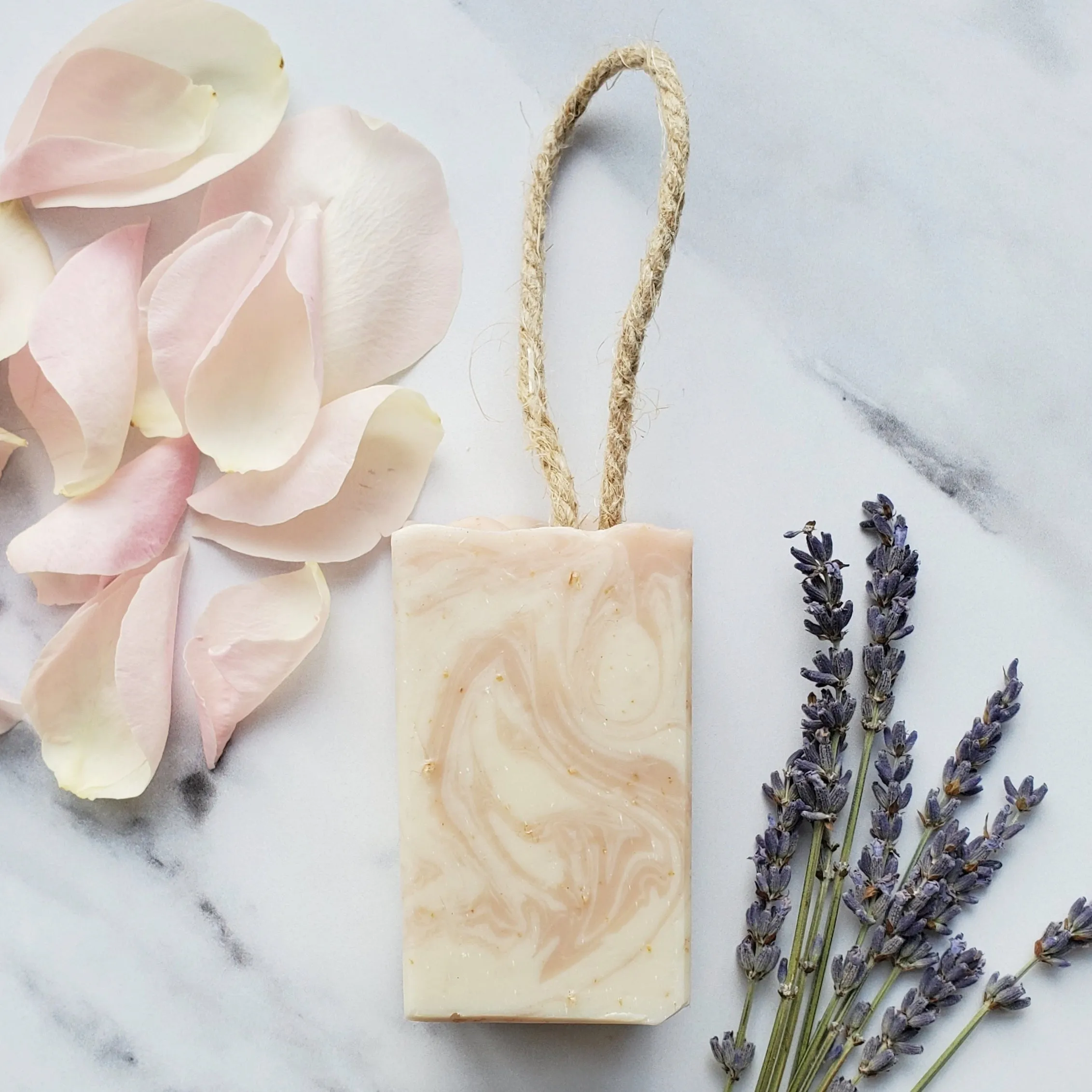 Rose & Lavender Vegan Shaving Soap