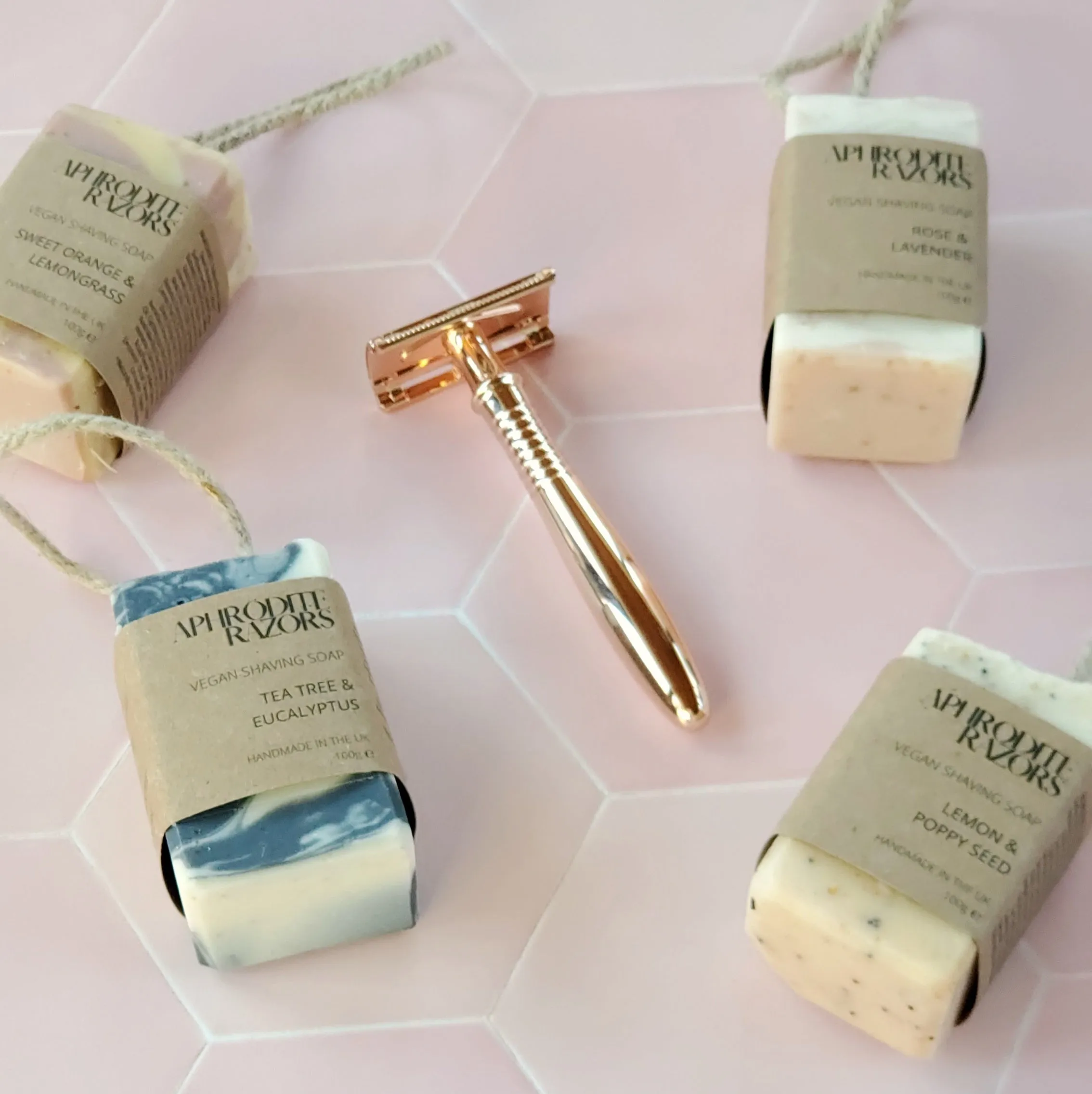Rose & Lavender Vegan Shaving Soap
