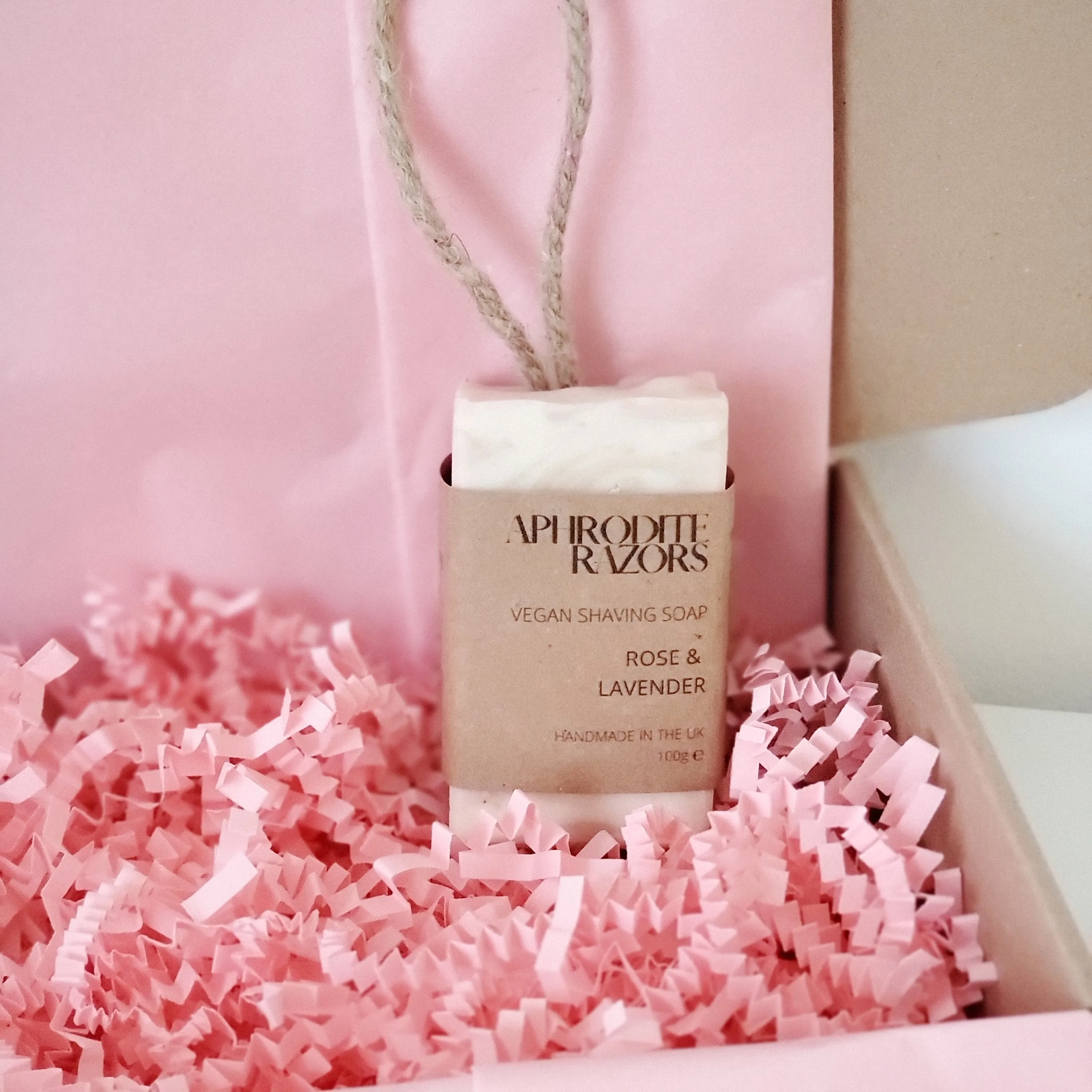 Rose & Lavender Vegan Shaving Soap