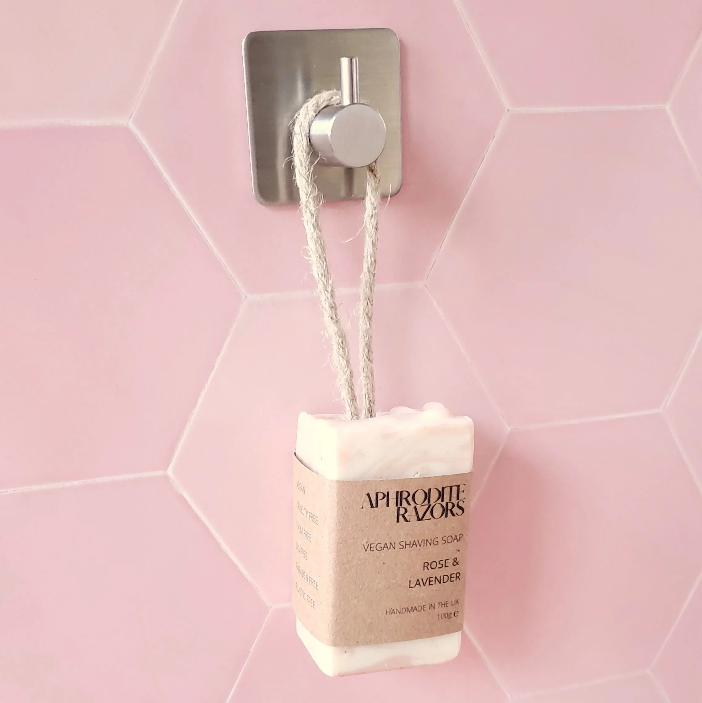 Rose & Lavender Vegan Shaving Soap