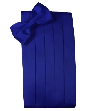 Royal Blue Luxury Satin Cummerbund