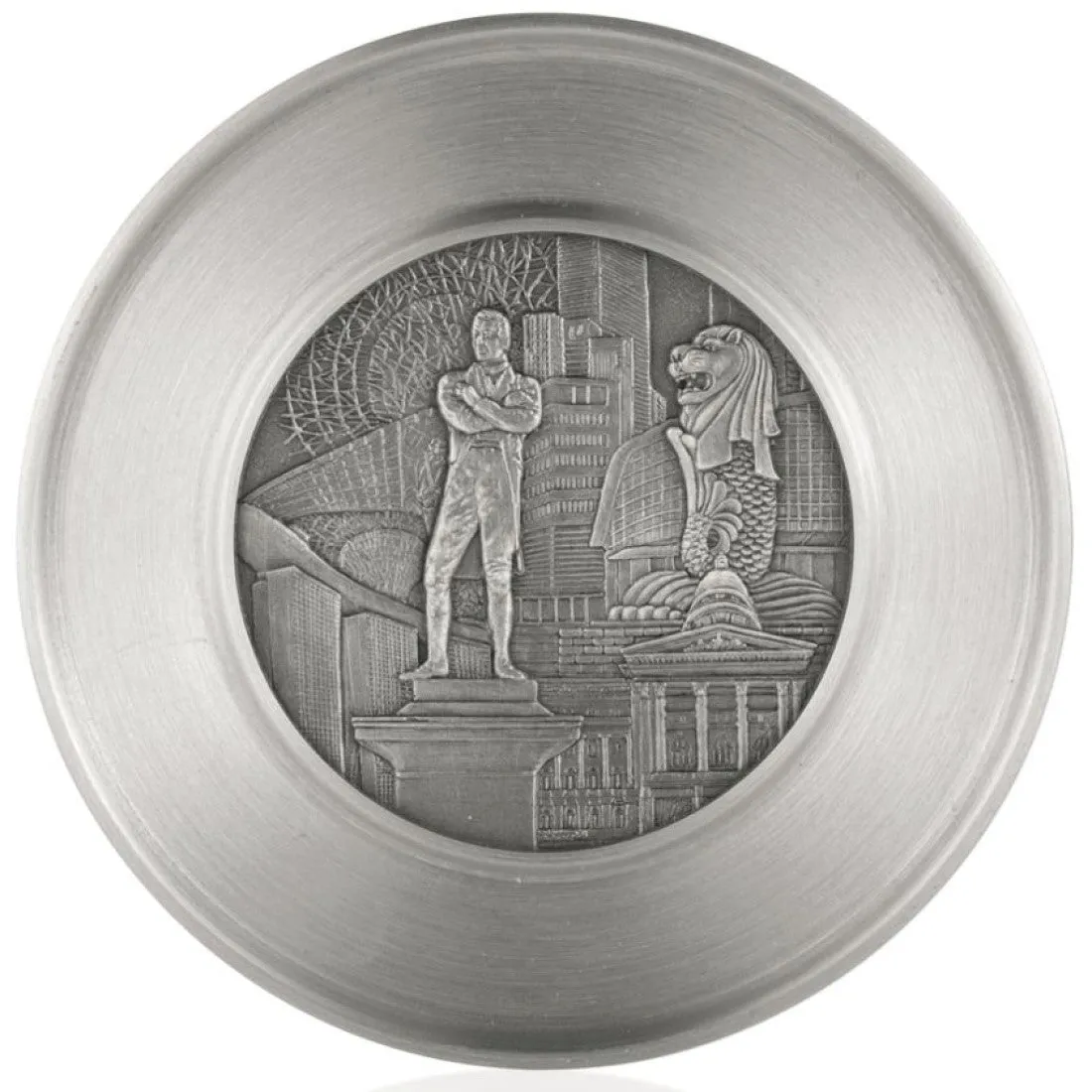 Royal Selangor Hand Finished Singapore Scenes Collection Civic District Coaster