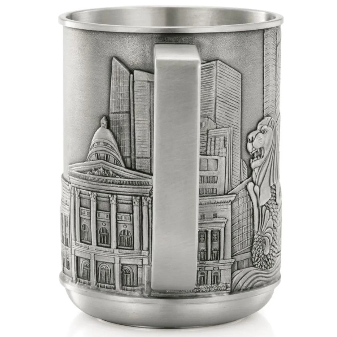 Royal Selangor Hand Finished Singapore Scenes Collection Civic District Tankard