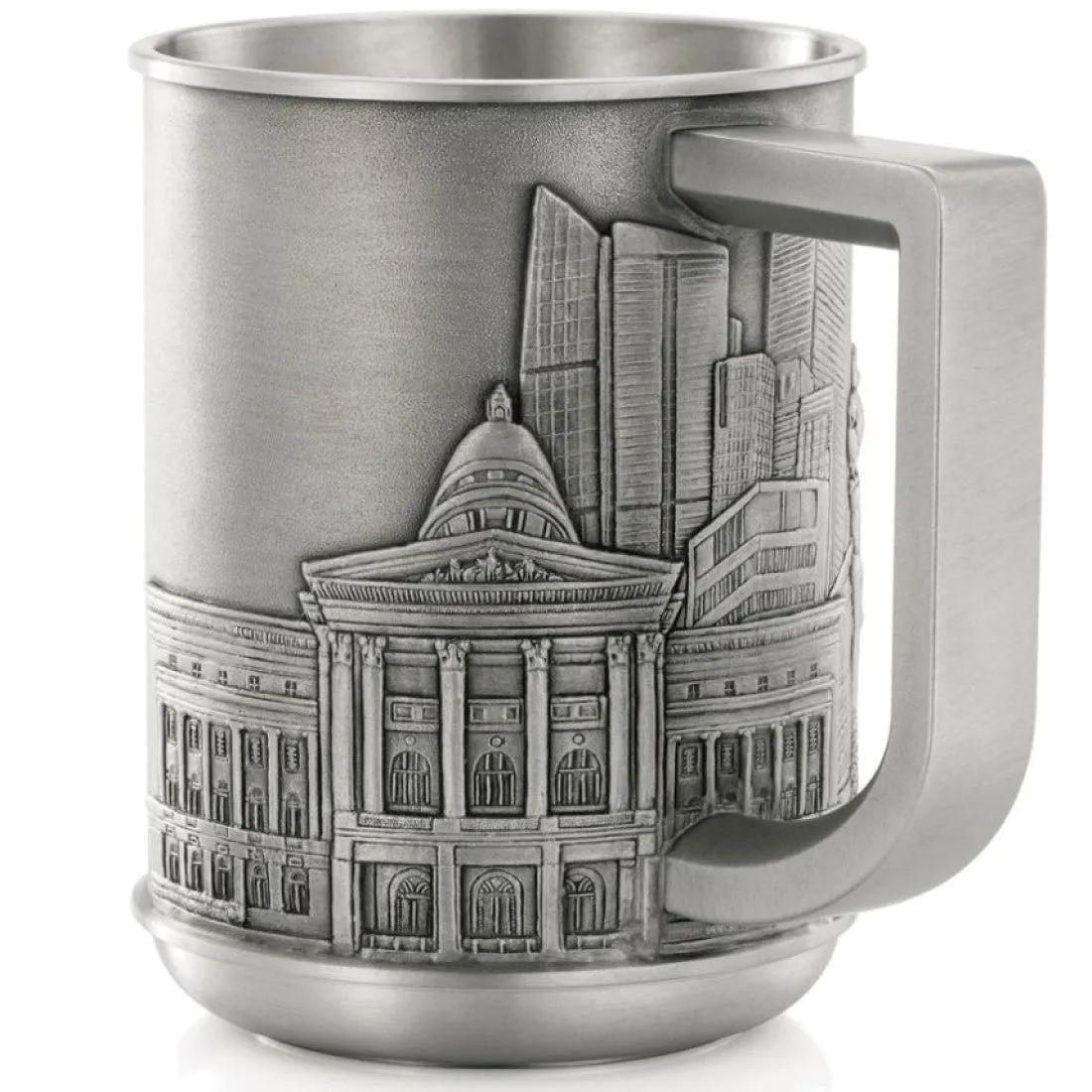 Royal Selangor Hand Finished Singapore Scenes Collection Civic District Tankard