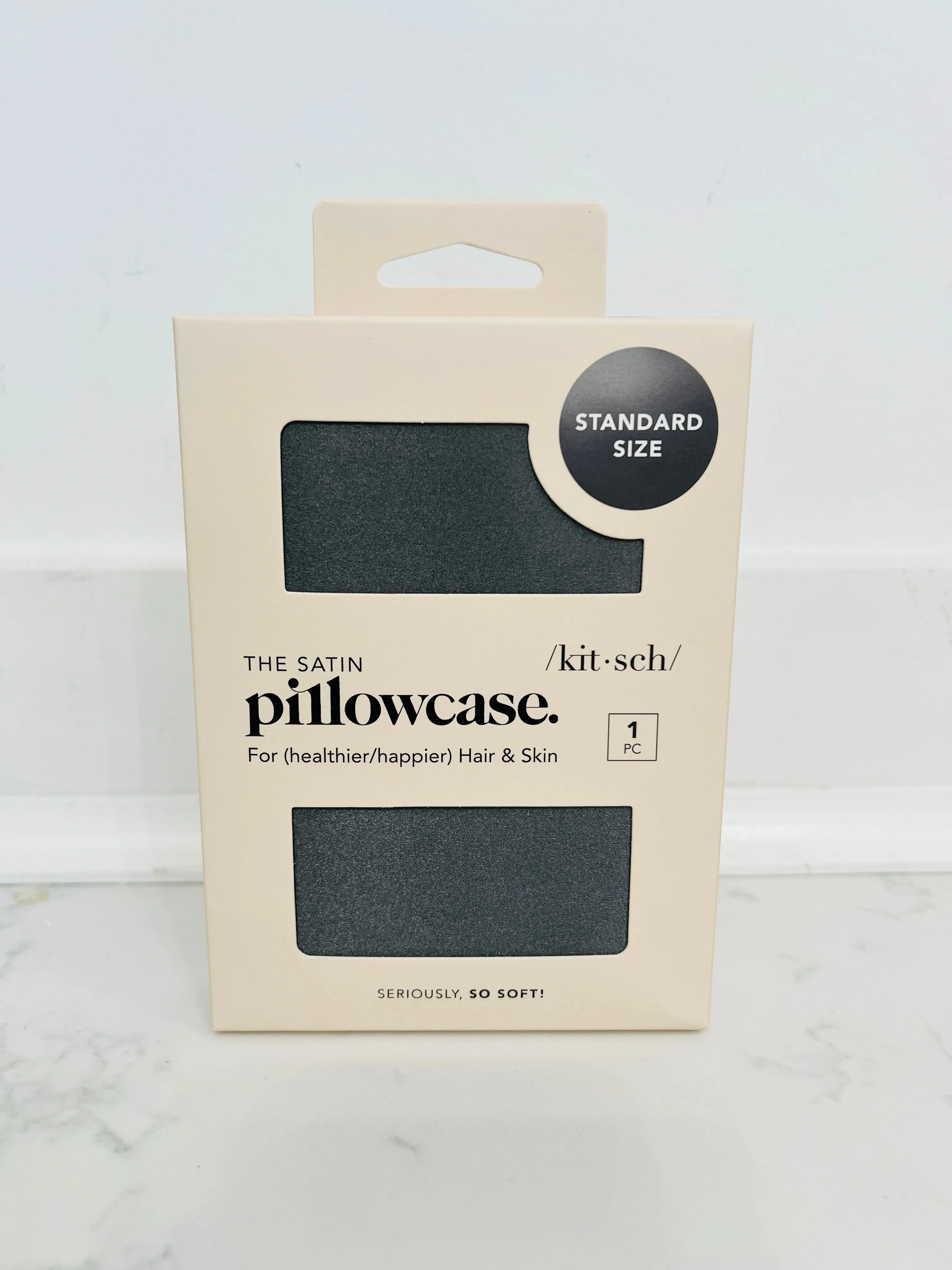 Satin Pillowcase- Charcoal