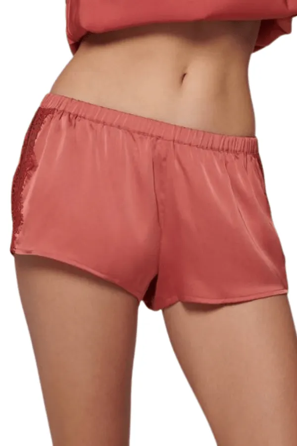 Satin Secrets Short de Nuit - Rose