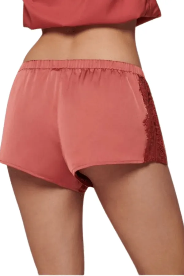Satin Secrets Short de Nuit - Rose