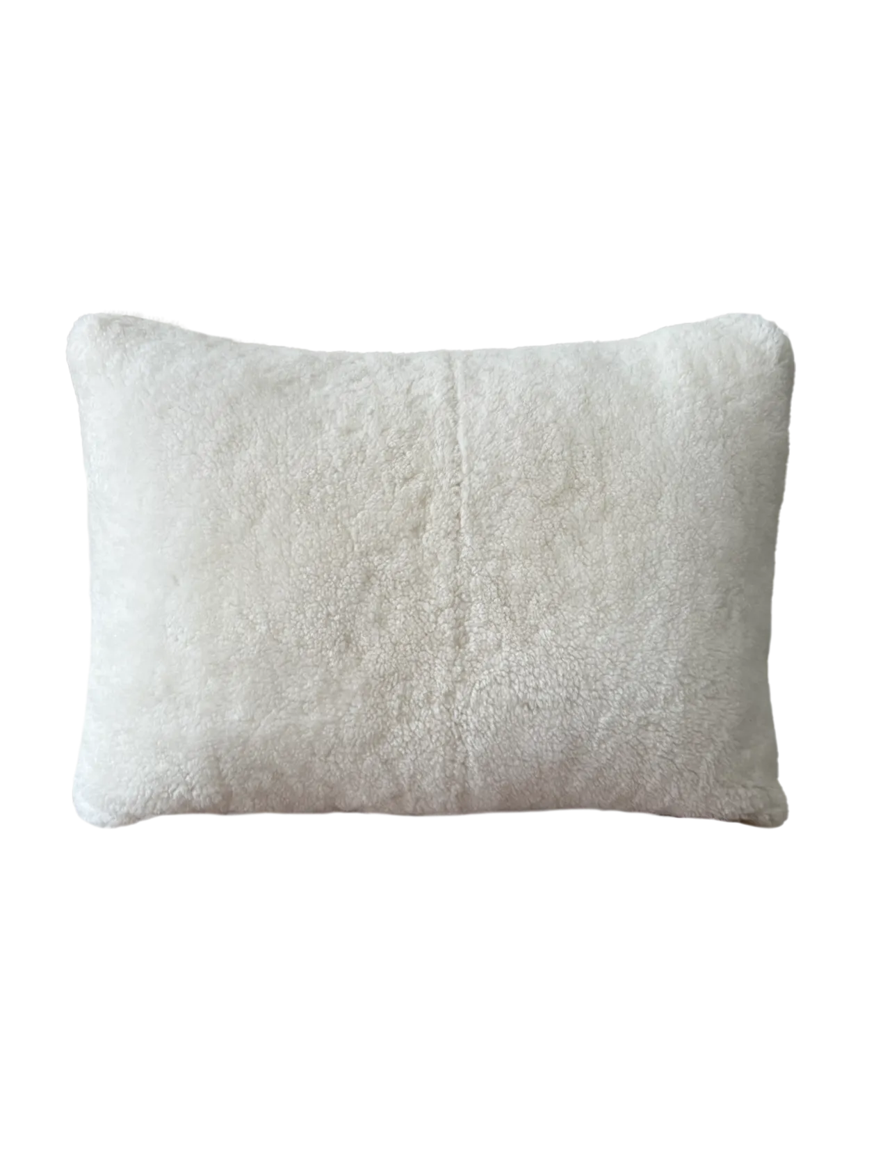 Shearling lumbar in cream