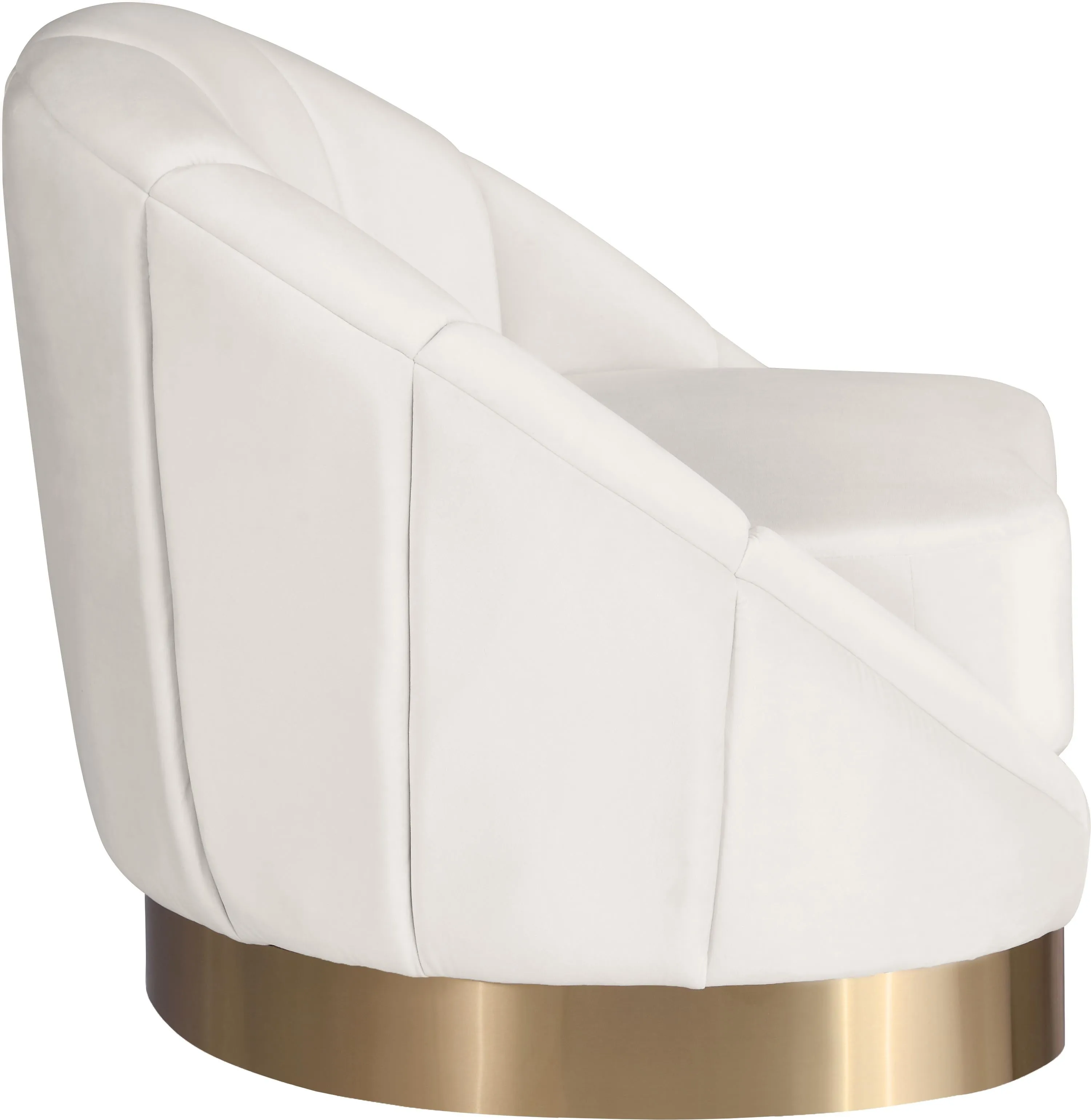 Shelly Cream Velvet Chair