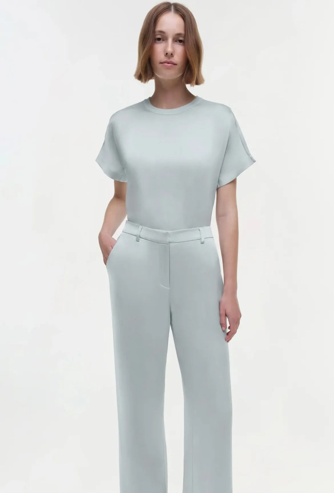SIMKHAI - Addy Shirt - Powder Blue