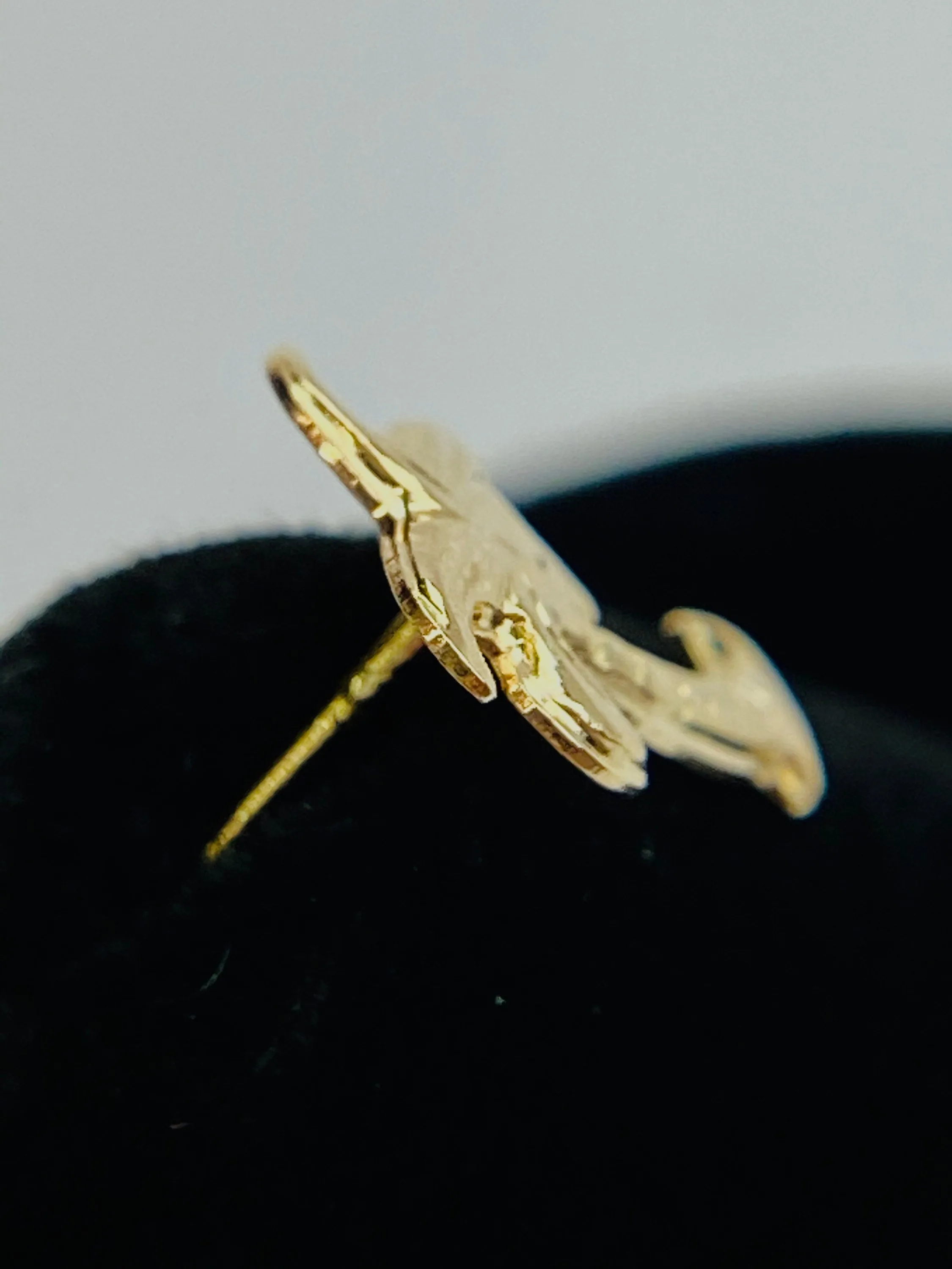 Small Palm Tree Stud Earrings SKU: 2270-4