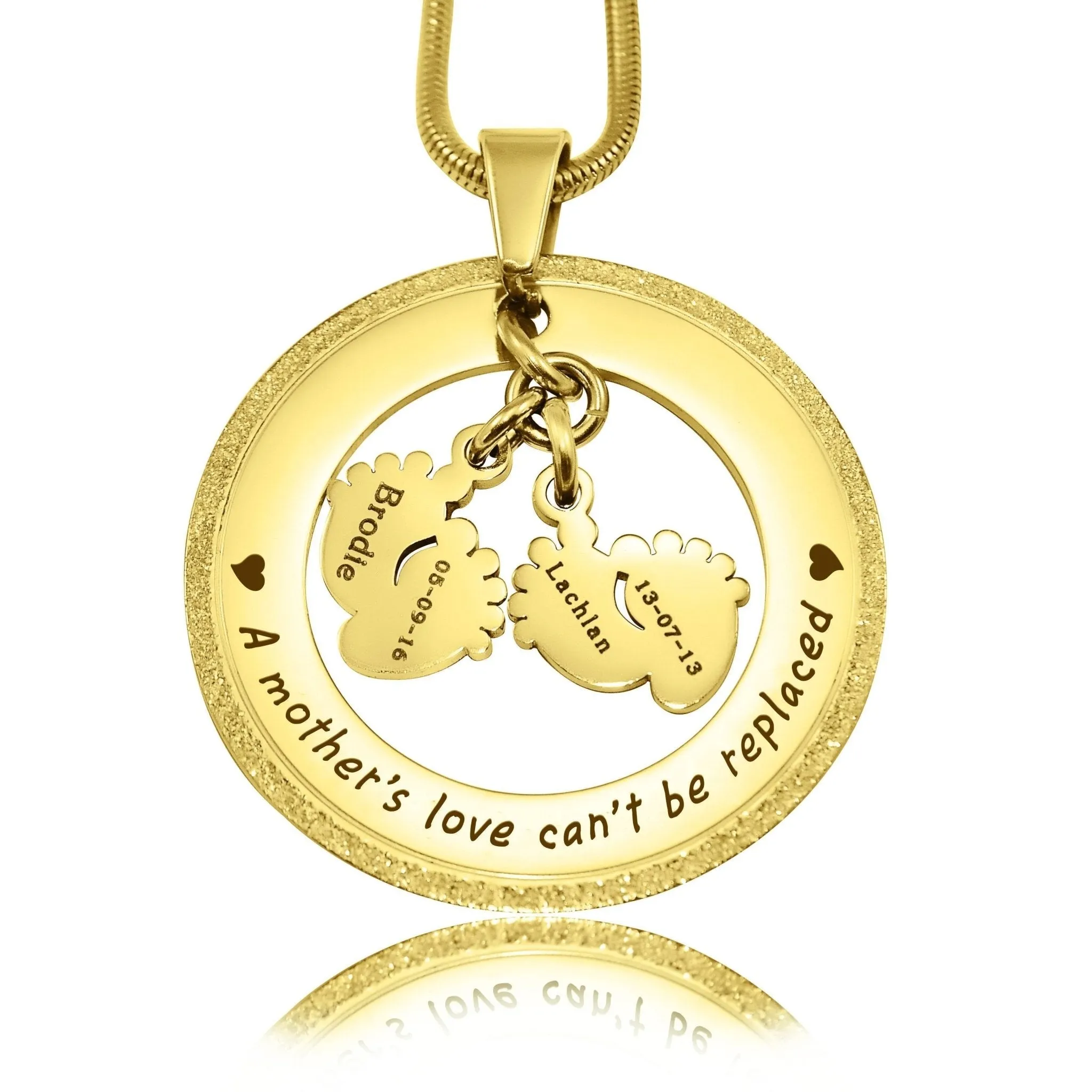 Sparkling Cant Be Replaced Necklace - Double Feet