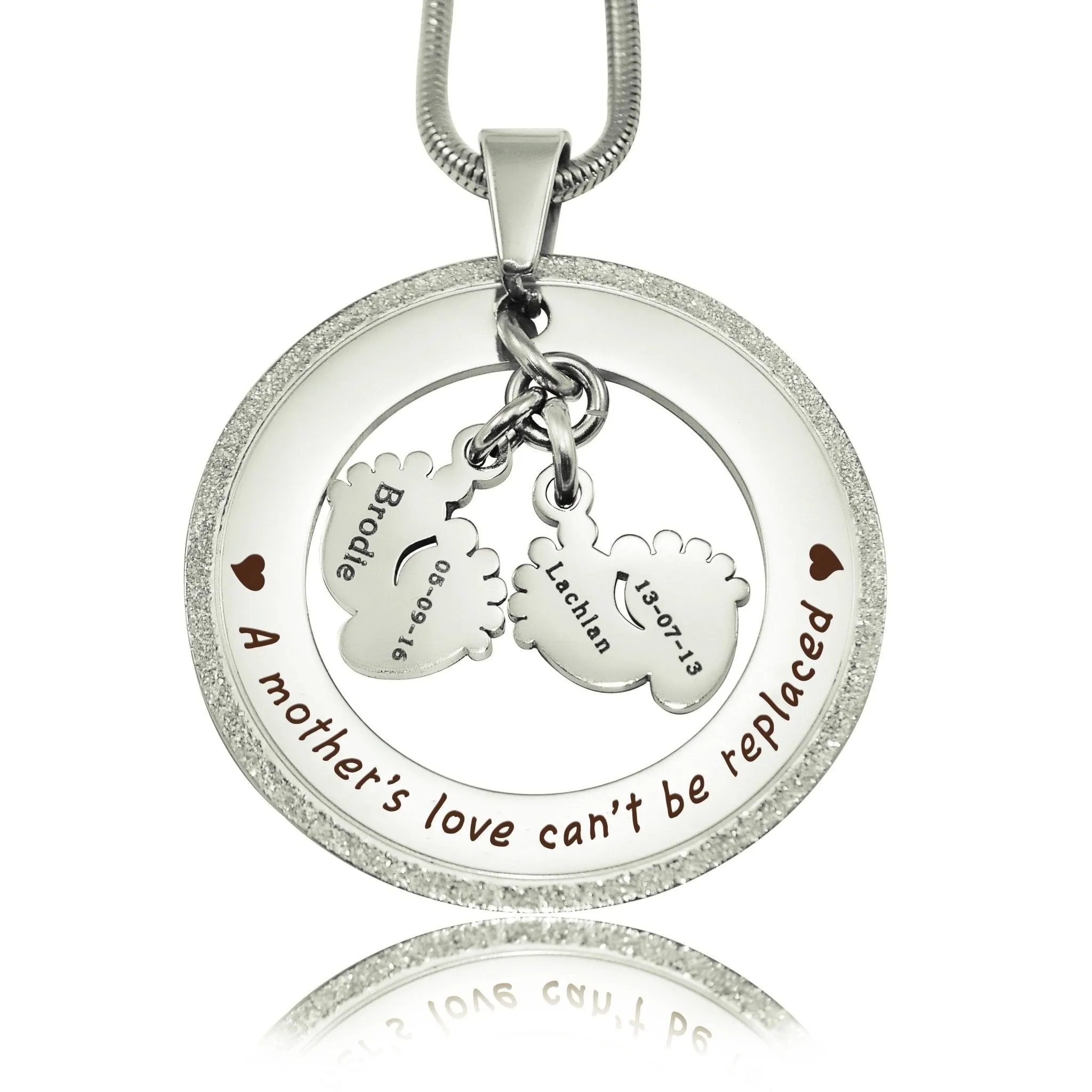 Sparkling Cant Be Replaced Necklace - Double Feet