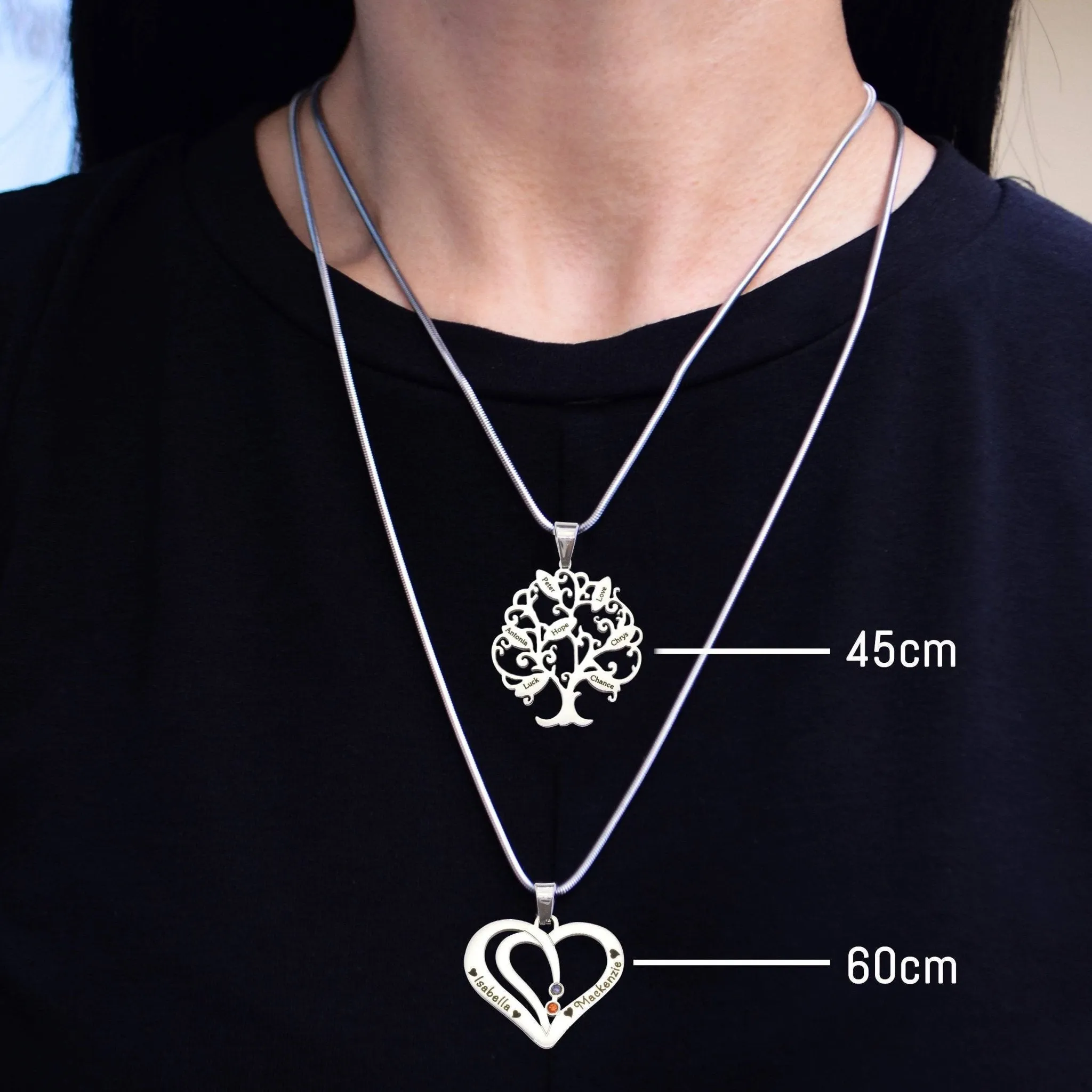 Sparkling My Family Tree Necklace