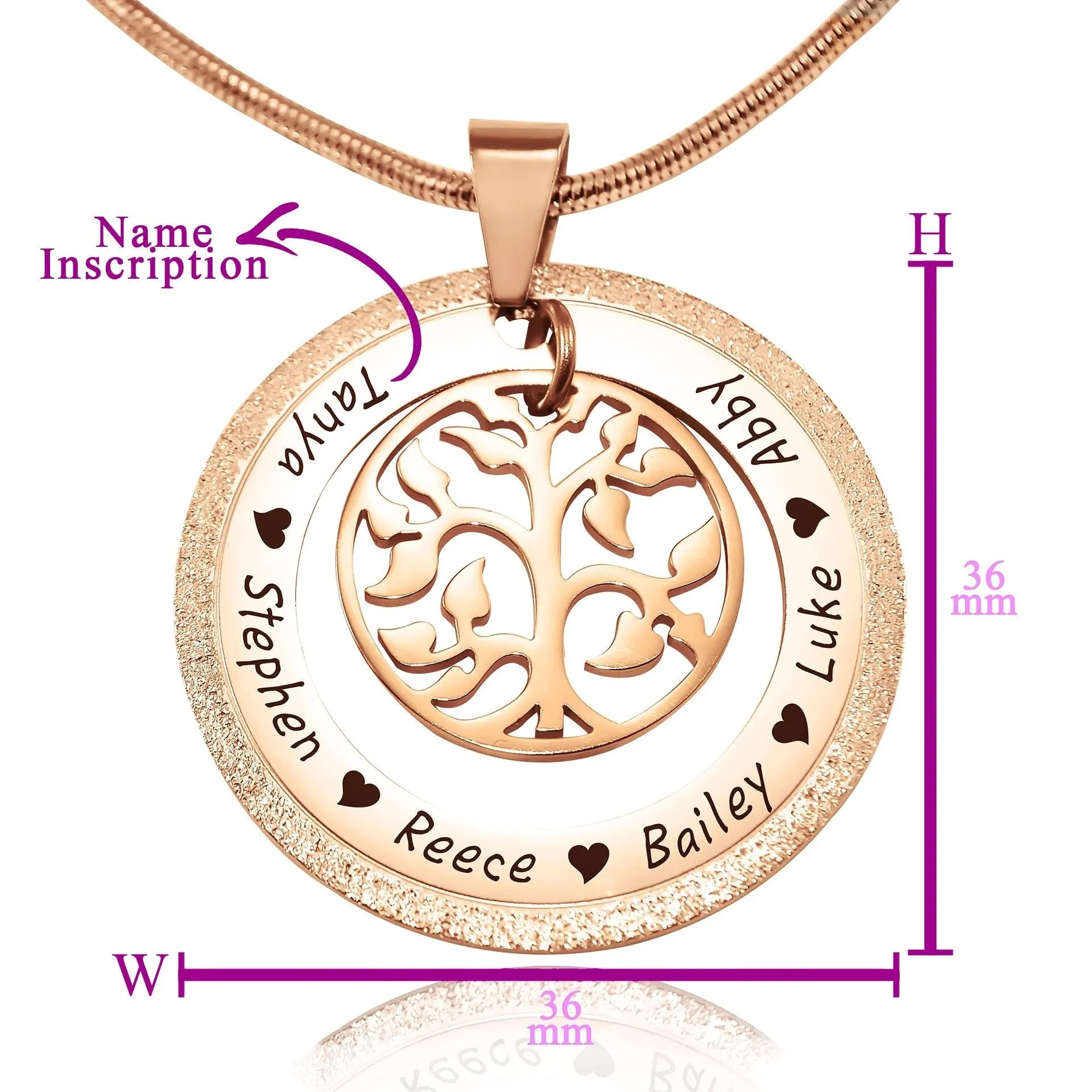 Sparkling My Family Tree Necklace