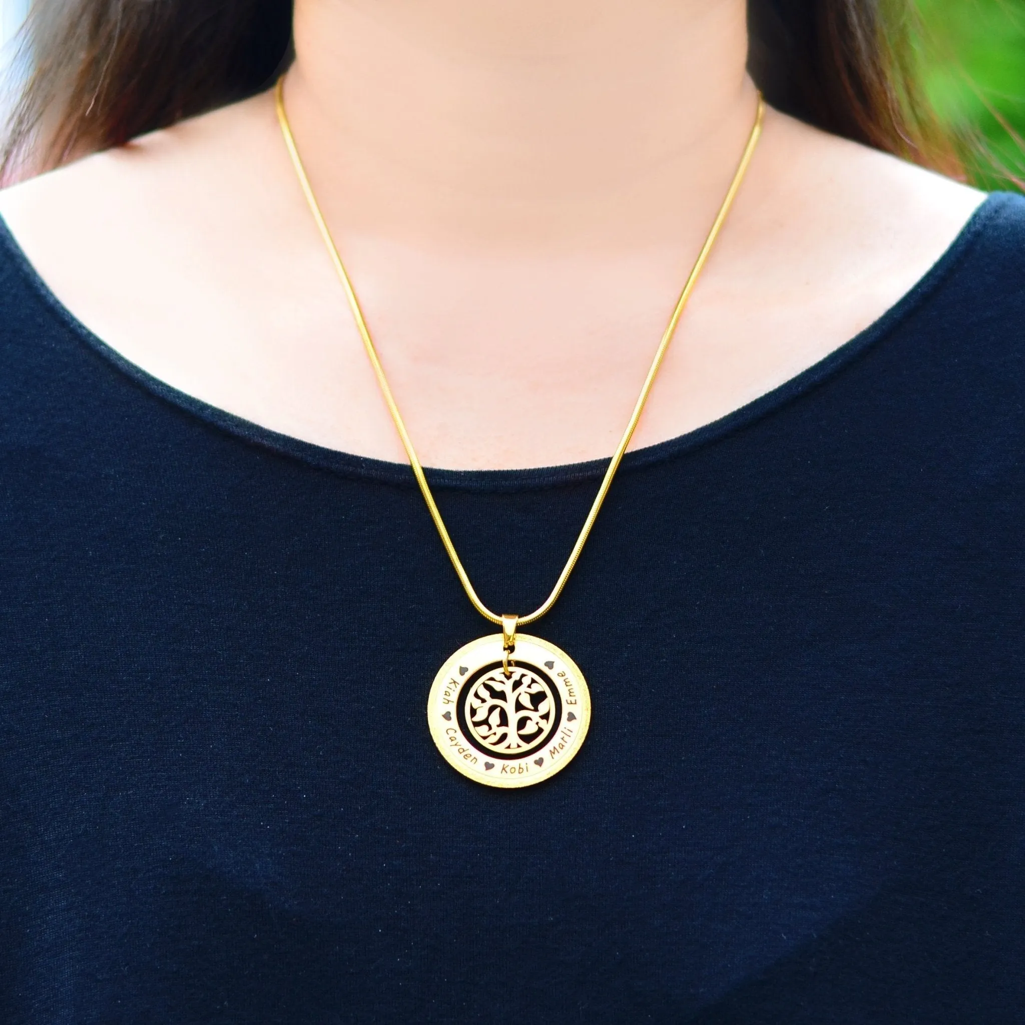 Sparkling My Family Tree Necklace