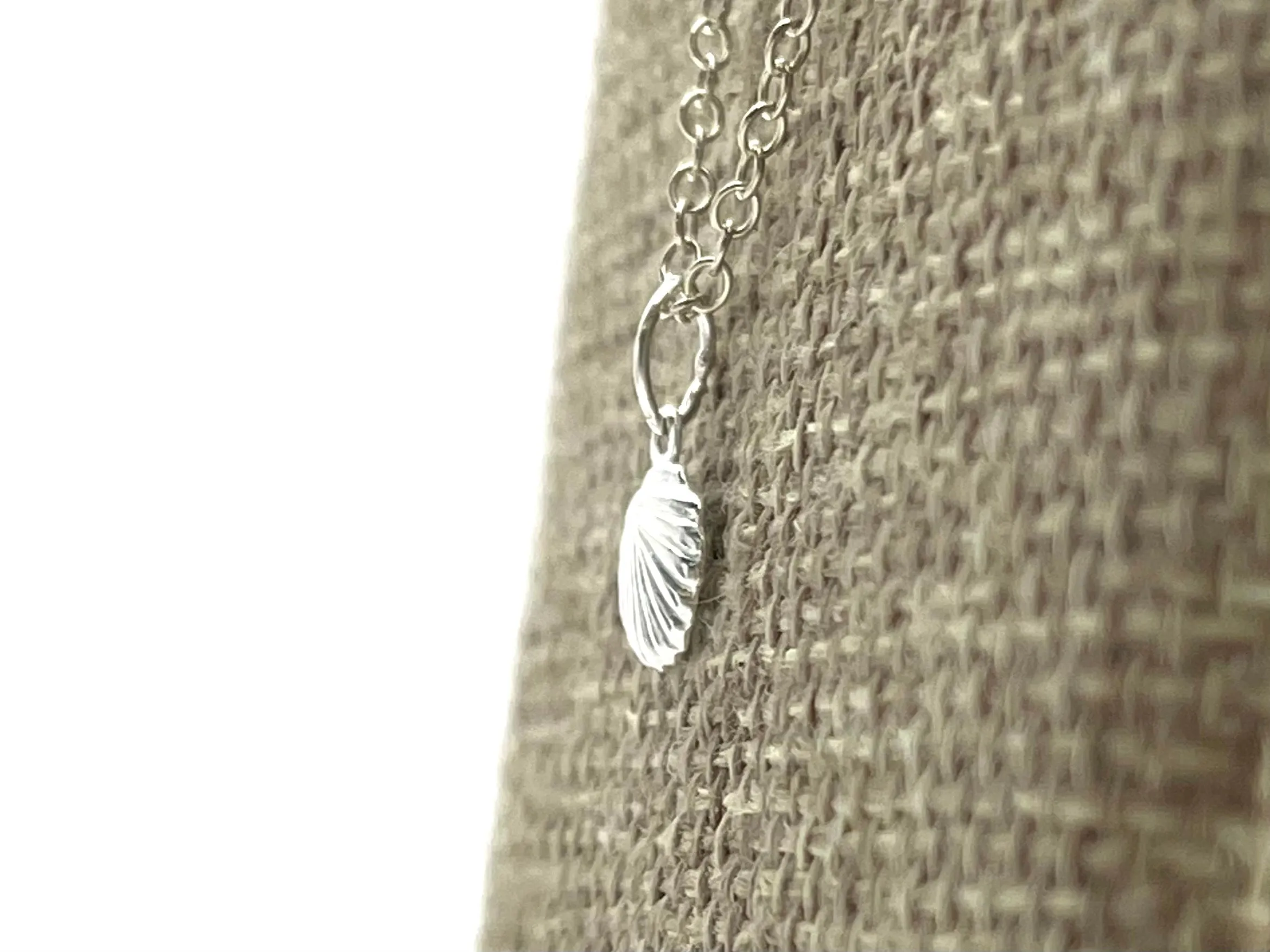 Sterling Silver Seashell Charm, Sku#1095 C