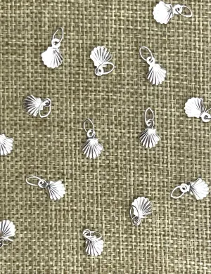 Sterling Silver Seashell Charm, Sku#2176C