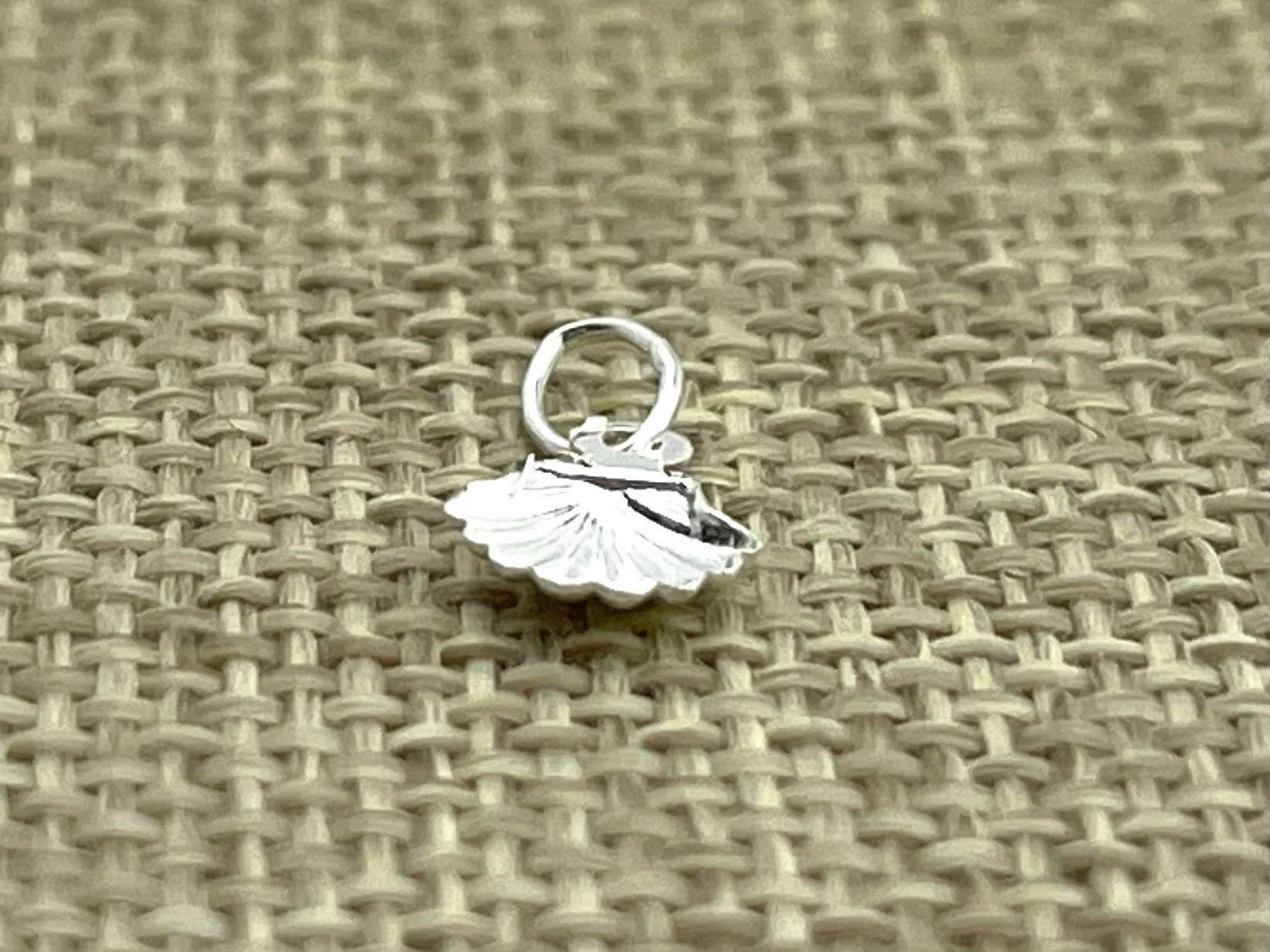 Sterling Silver Seashell Charm, Sku#2176C