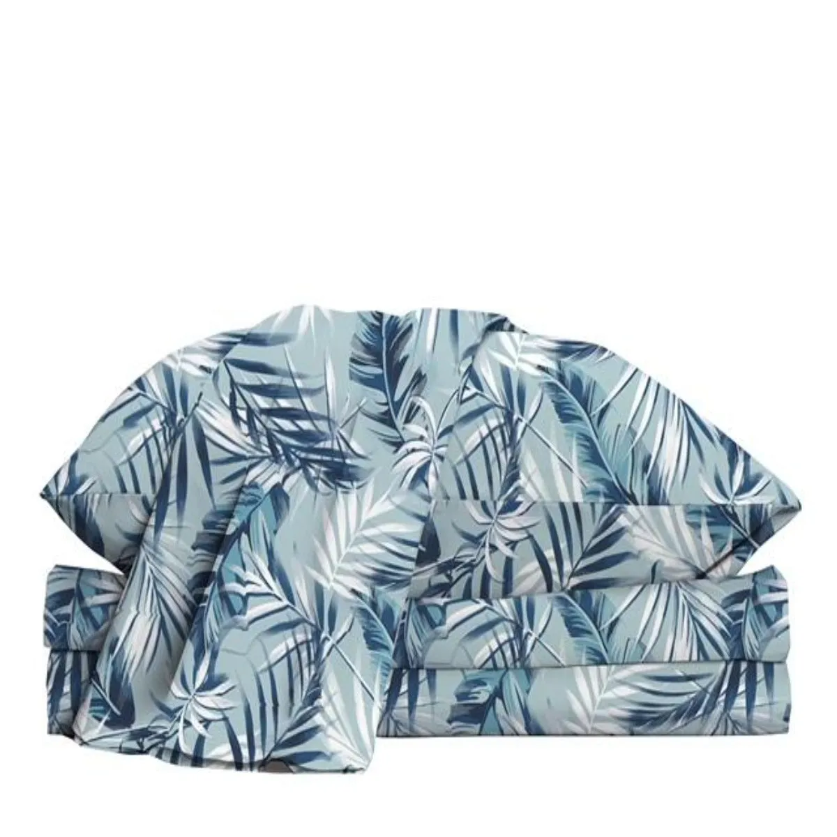 Supima Cotton Satin Bedsheets (Antimicrobial) - Tropical Palm