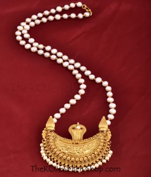 The Viloma Kokkethathi Silver Pearl Necklace