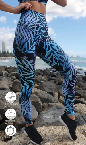 Tropical Palm Ultra High Waist Leggings