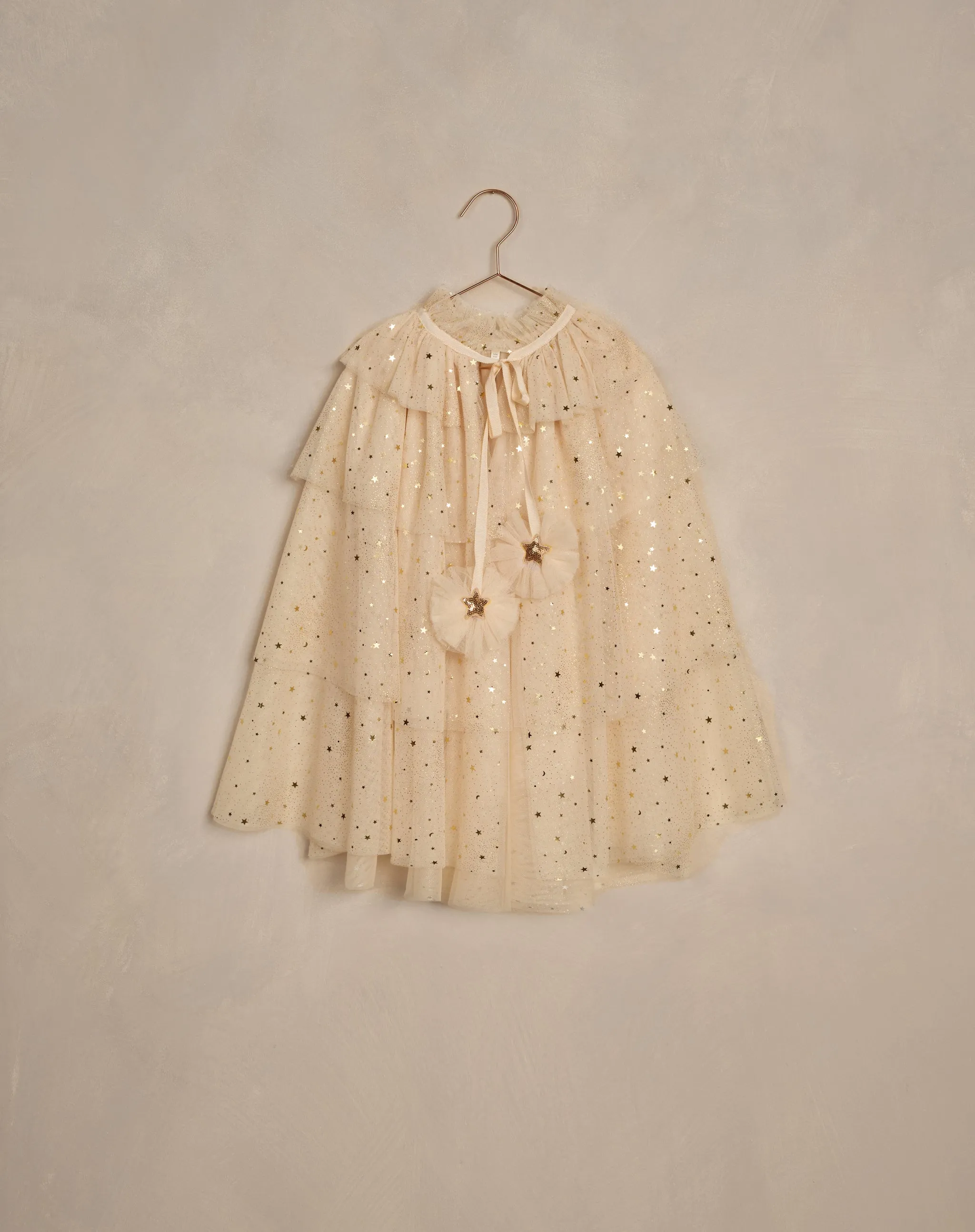 Tulle Cape - Champagne Stars