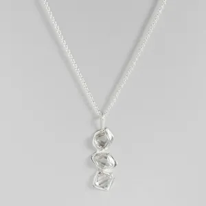 Tumbling Glacier Drop Necklace