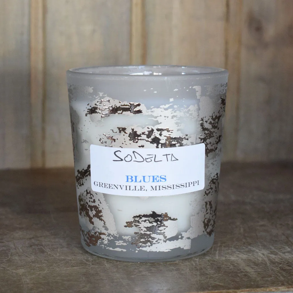 Turkish Glass Candle Large