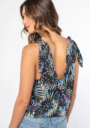 Vacay Tie Shoulder Tank Top