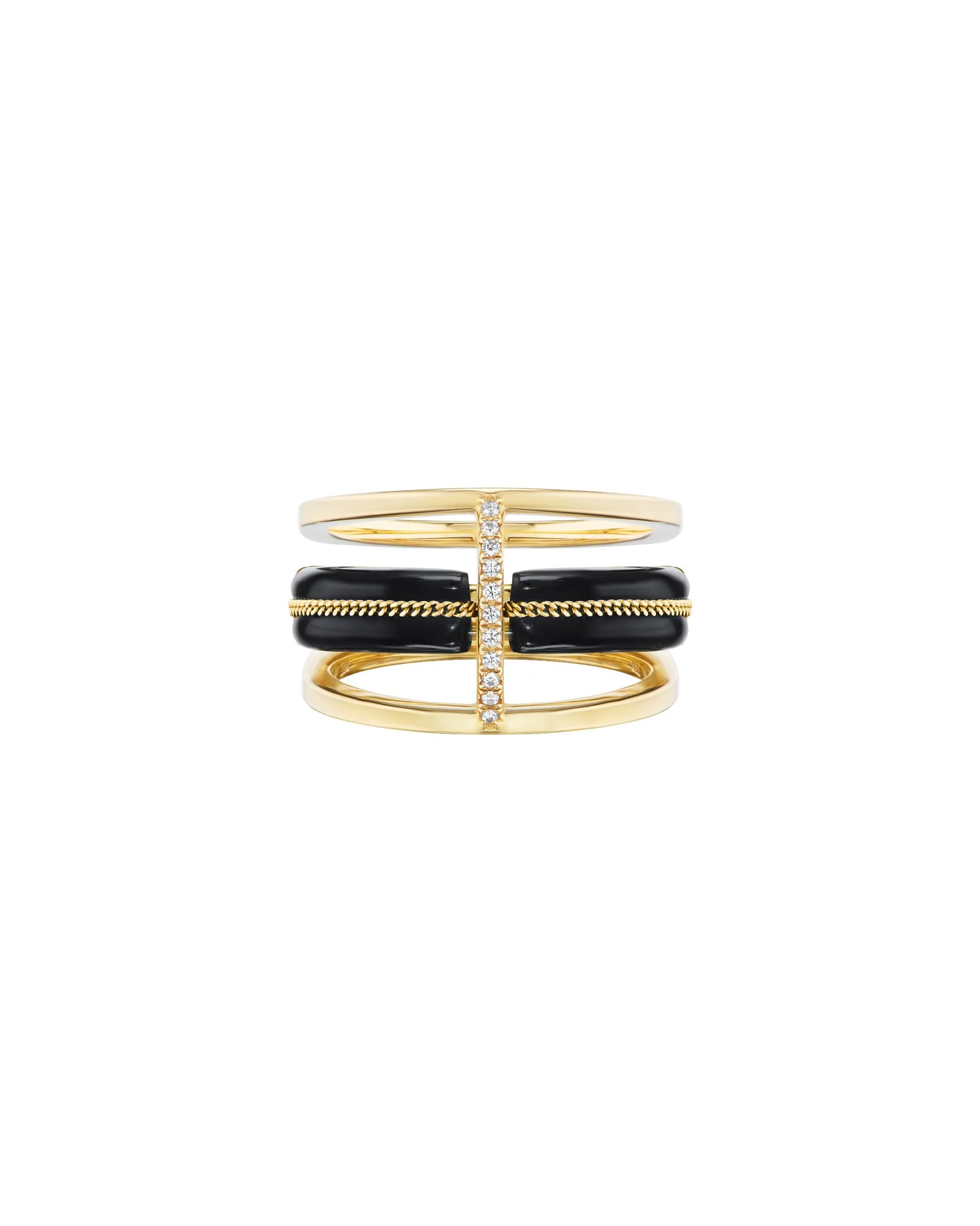 Vantage Ring Black Jade