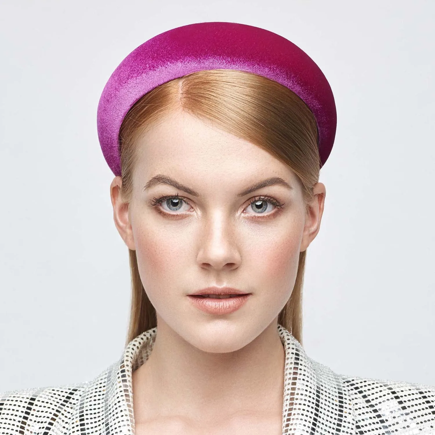 Velvet 4 cm Padded Mustard Headband
