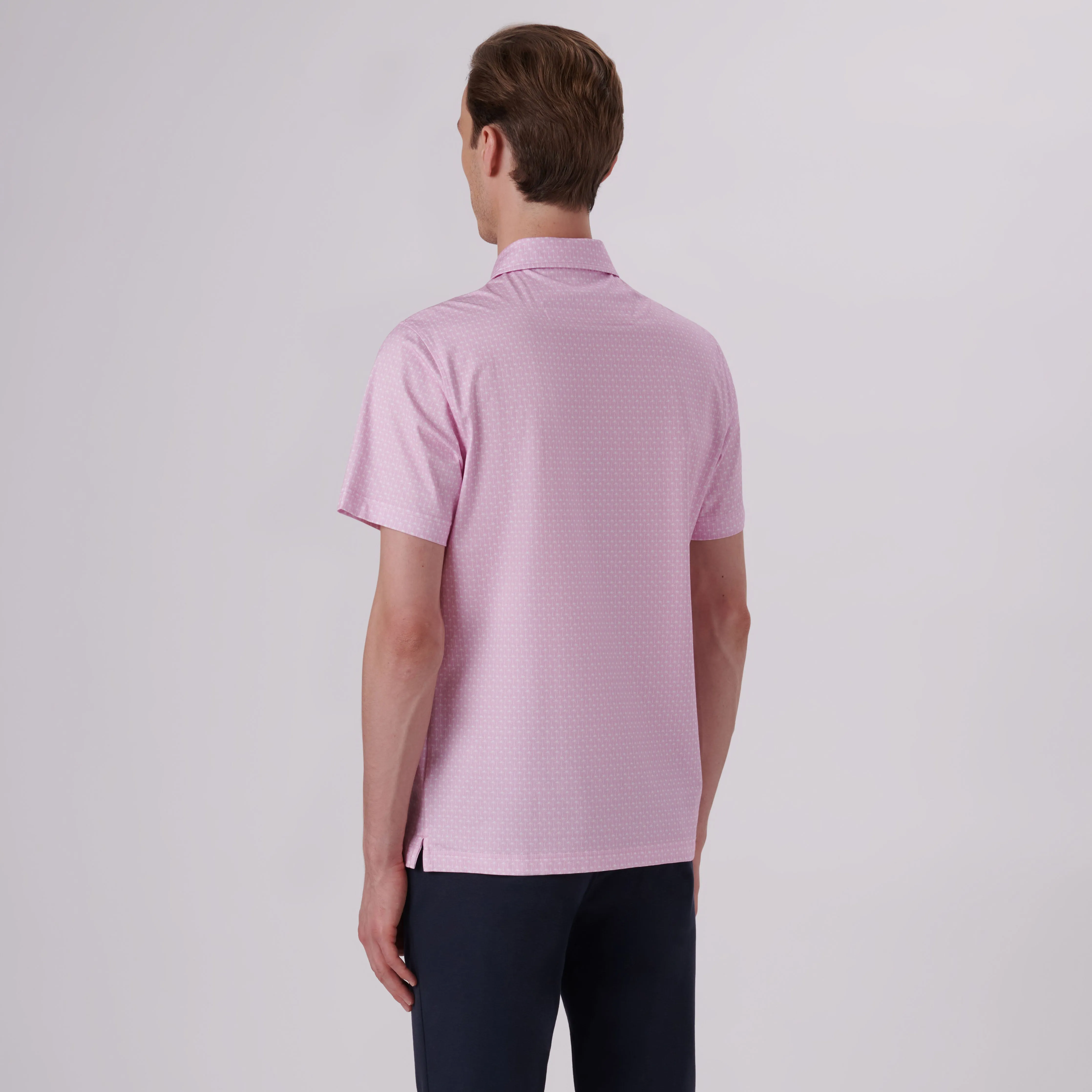 Victor Palm Trees Print OoohCotton Polo