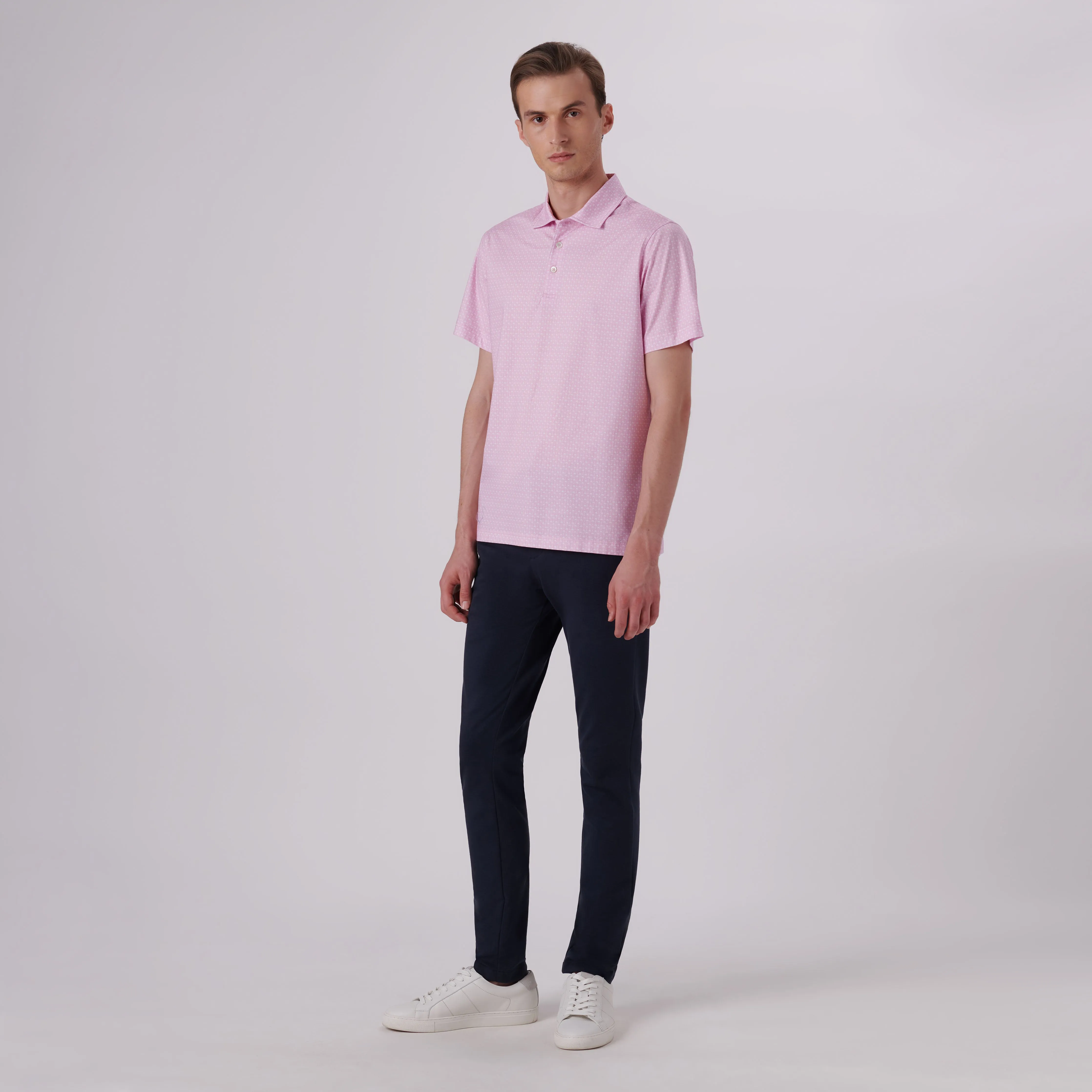 Victor Palm Trees Print OoohCotton Polo