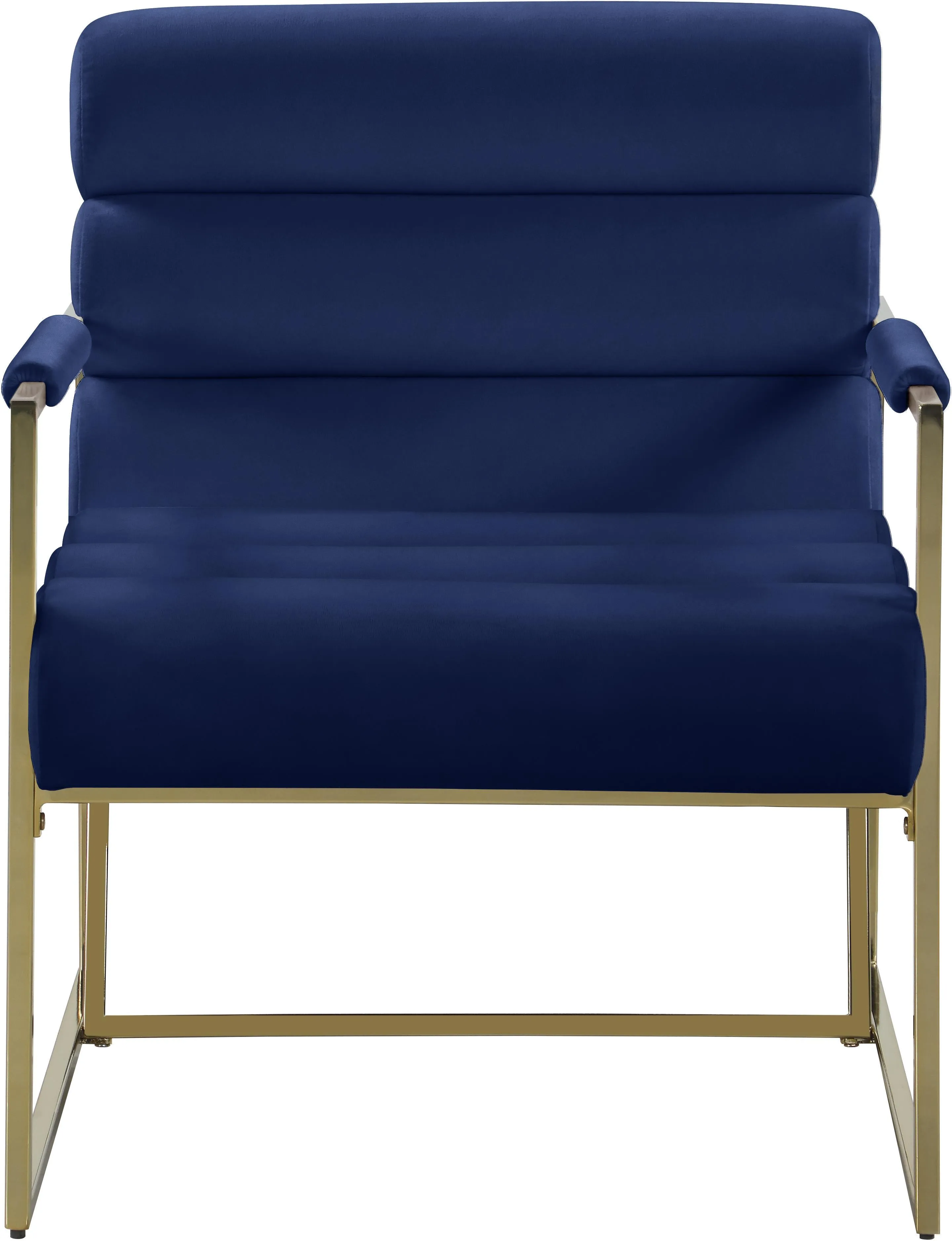 Wayne Navy Velvet Accent Chair
