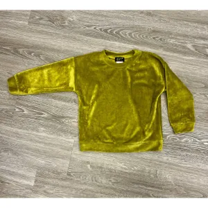ZaZa Couture Soft Lime Velvet Sweater